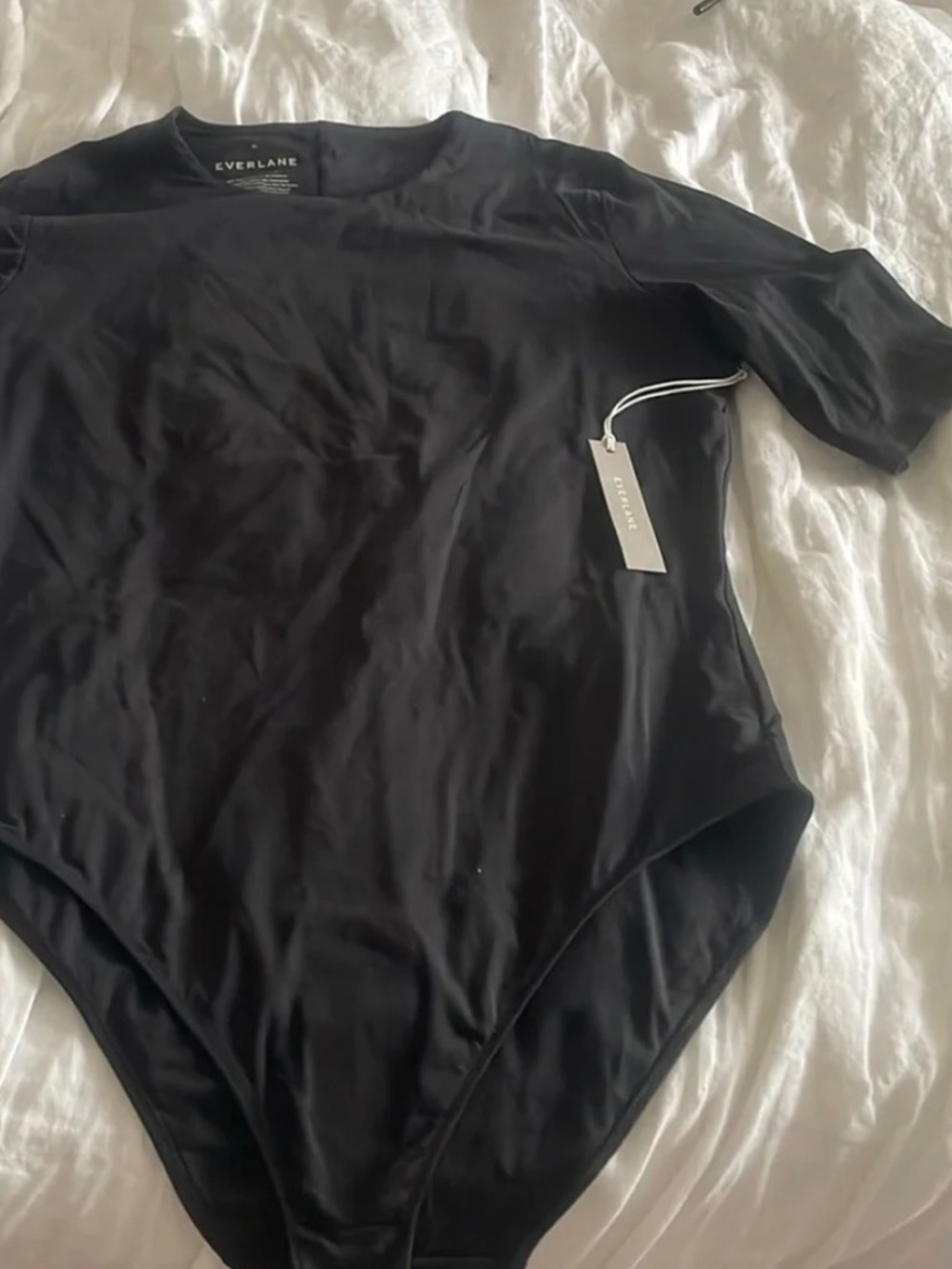 Everlane short sleeve crew neck bodysuit